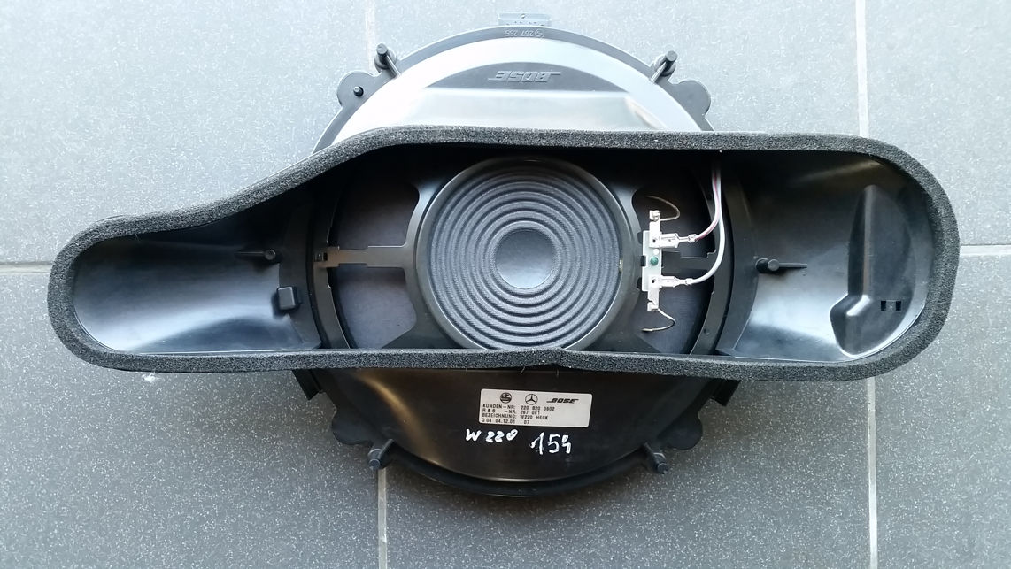 Głośnik Subwoofer bagażnika Mercedes S W220